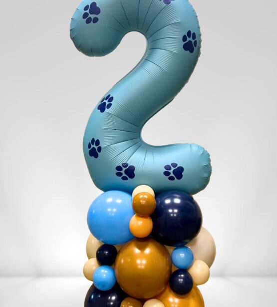 Basic Single Number Balloon Stack