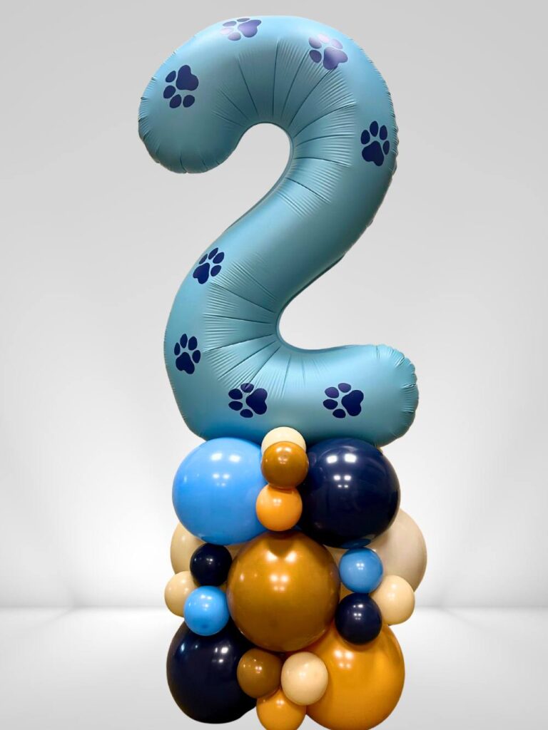 Basic Single Number Balloon Stack