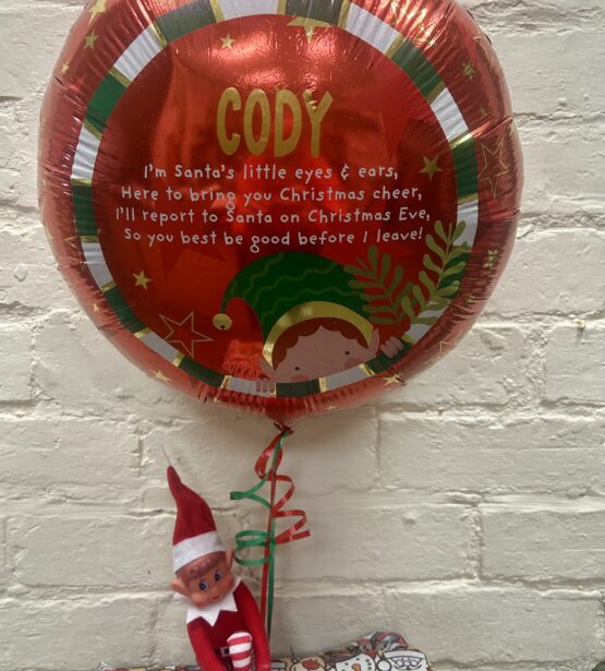 Naughty Elf Arrival Helium Balloon