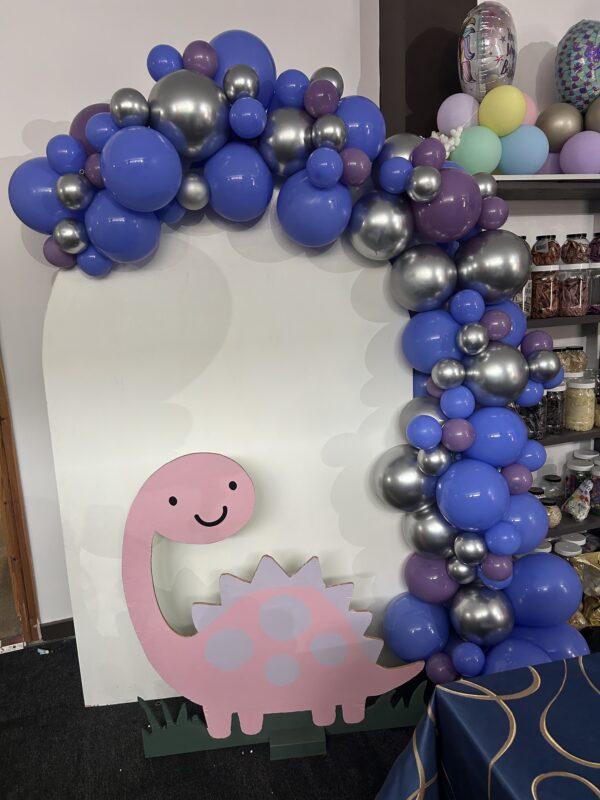 9ft Freestanding Organic Balloon Garland – Luxury Party & Event Decor - Image 2