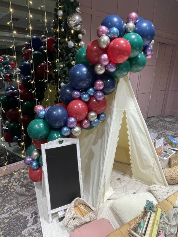 9ft Freestanding Organic Balloon Garland – Luxury Party & Event Decor - Image 4