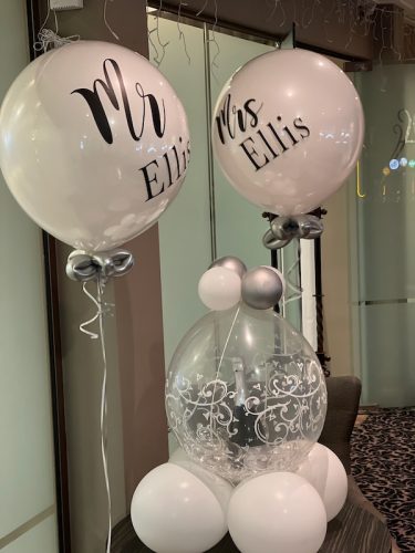 mr and mrs buble balloons engagement wedding for any occasion fao