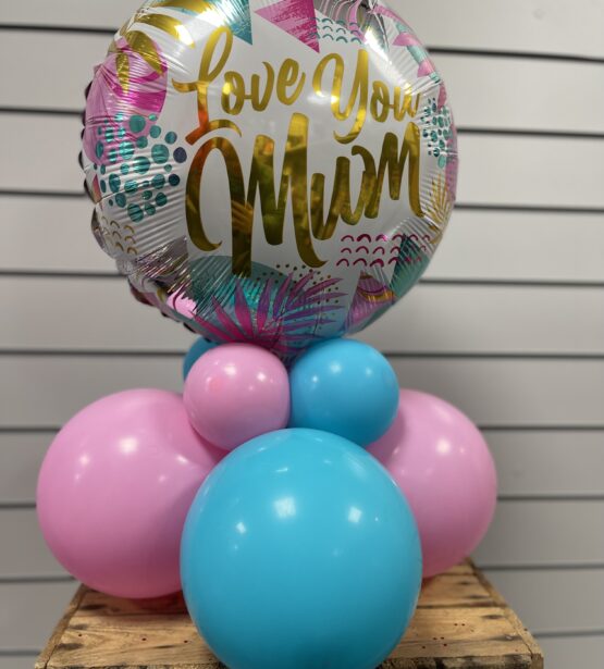 Mum's Day Delight: Basic Table Balloon - Perfect Mother's Day Decor!