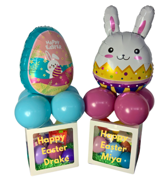 Personalised Easter Box: Sweet Treats & Balloon Delights for a Hoppy Easter